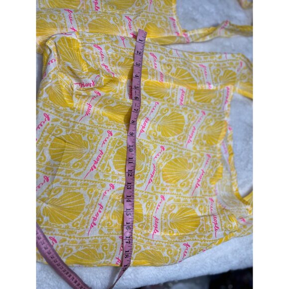 Free People yellow pink shells tote bag set - Picture 3 of 8